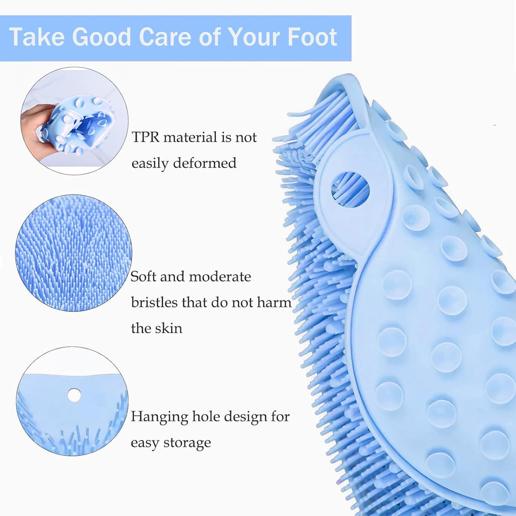 Shower Foot and Back Scrubber Mat