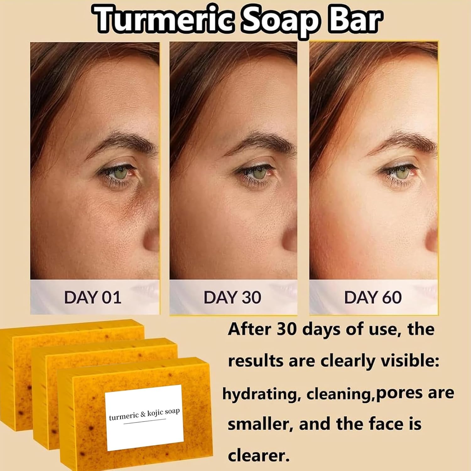 Turmeric & Kojic Acid - Brightening Soap