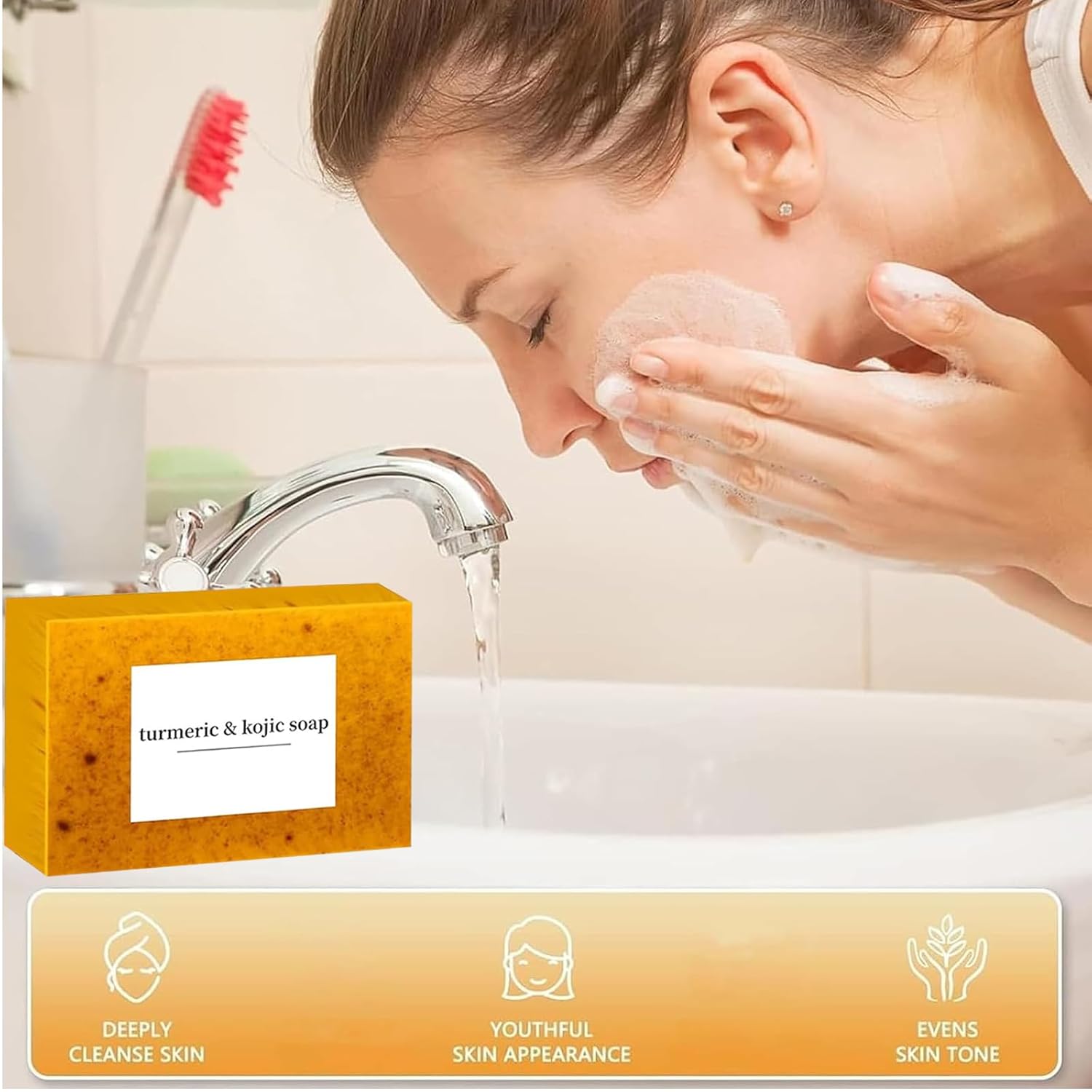 Turmeric & Kojic Acid - Brightening Soap