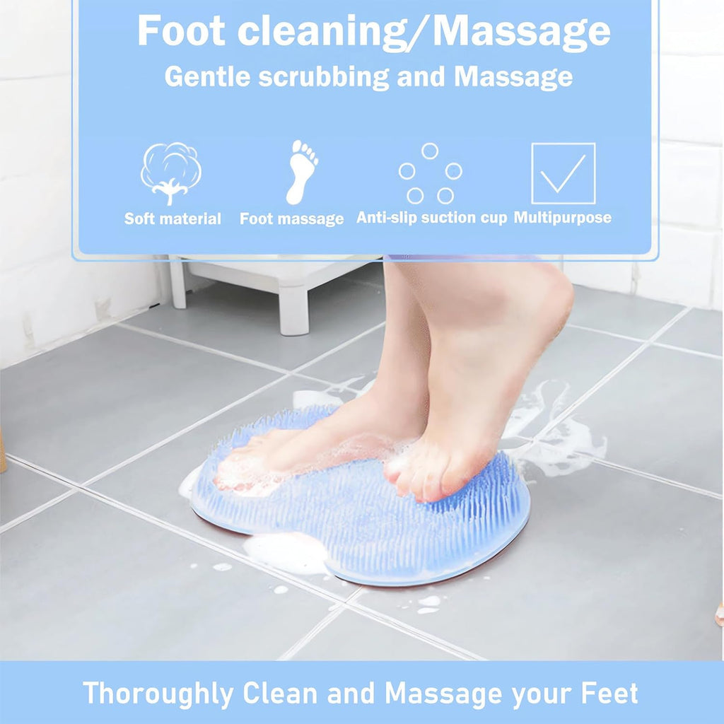 Shower Foot and Back Scrubber Mat