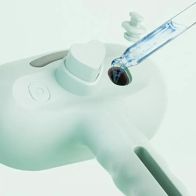 Pet Grooming Brush with Electronic Mist Spray