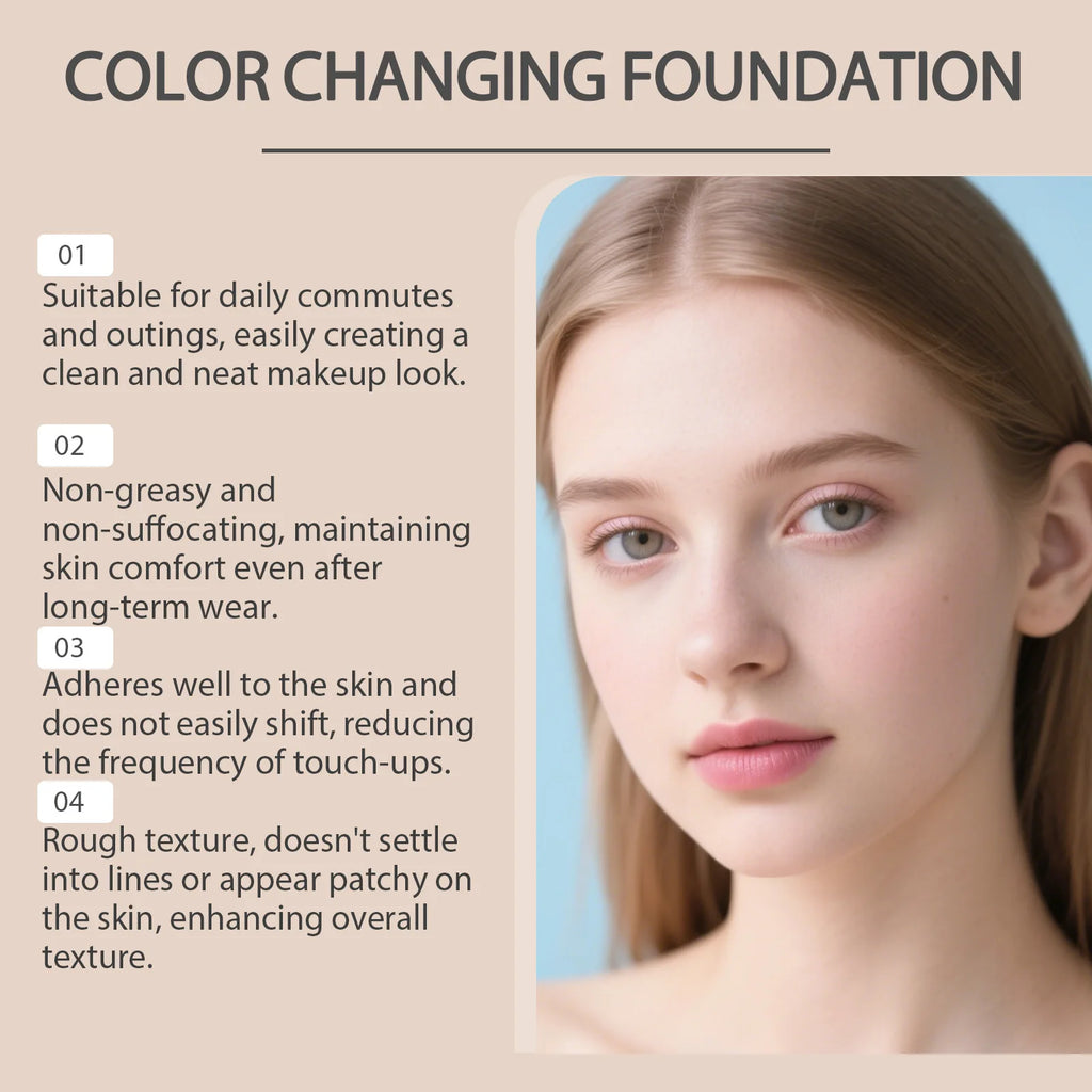 Adaptive Color Changing Liquid Foundation