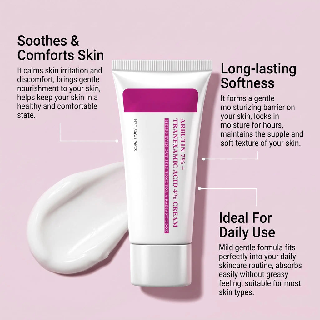 Arbutin 7% + Tranexamic Acid 4% Cream