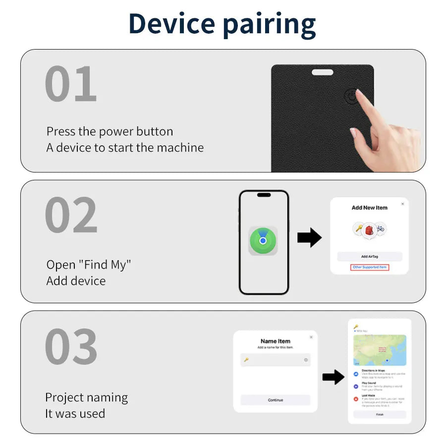 Rechargeable GPS Tracking Card