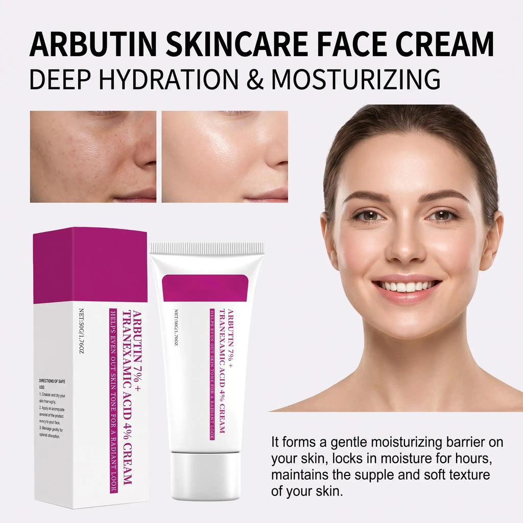 Arbutin 7% + Tranexamic Acid 4% Cream