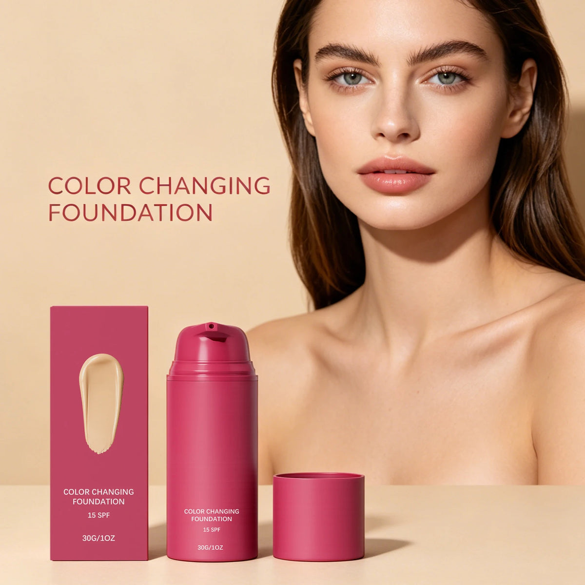 Adaptive Color Changing Liquid Foundation