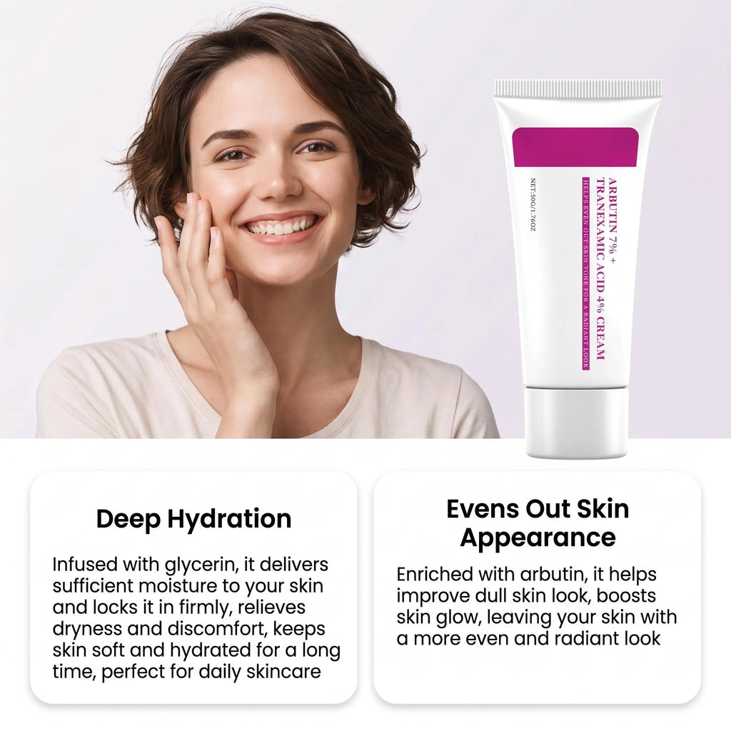 Arbutin 7% + Tranexamic Acid 4% Cream
