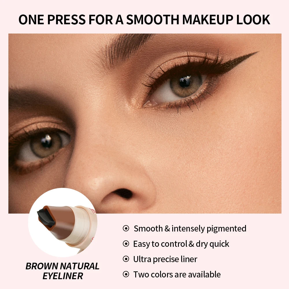 Rotating Dual-Head Eyeliner Stamp Pen