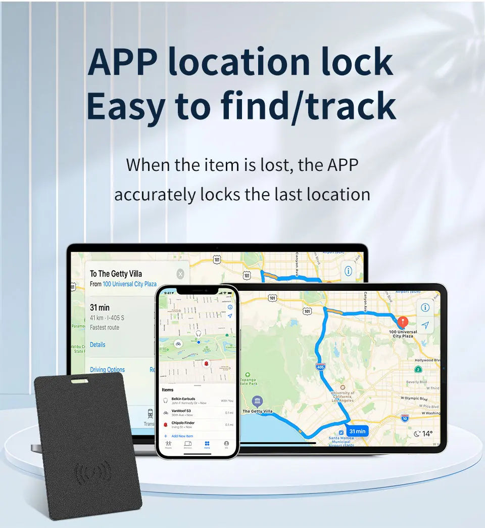 Rechargeable GPS Tracking Card