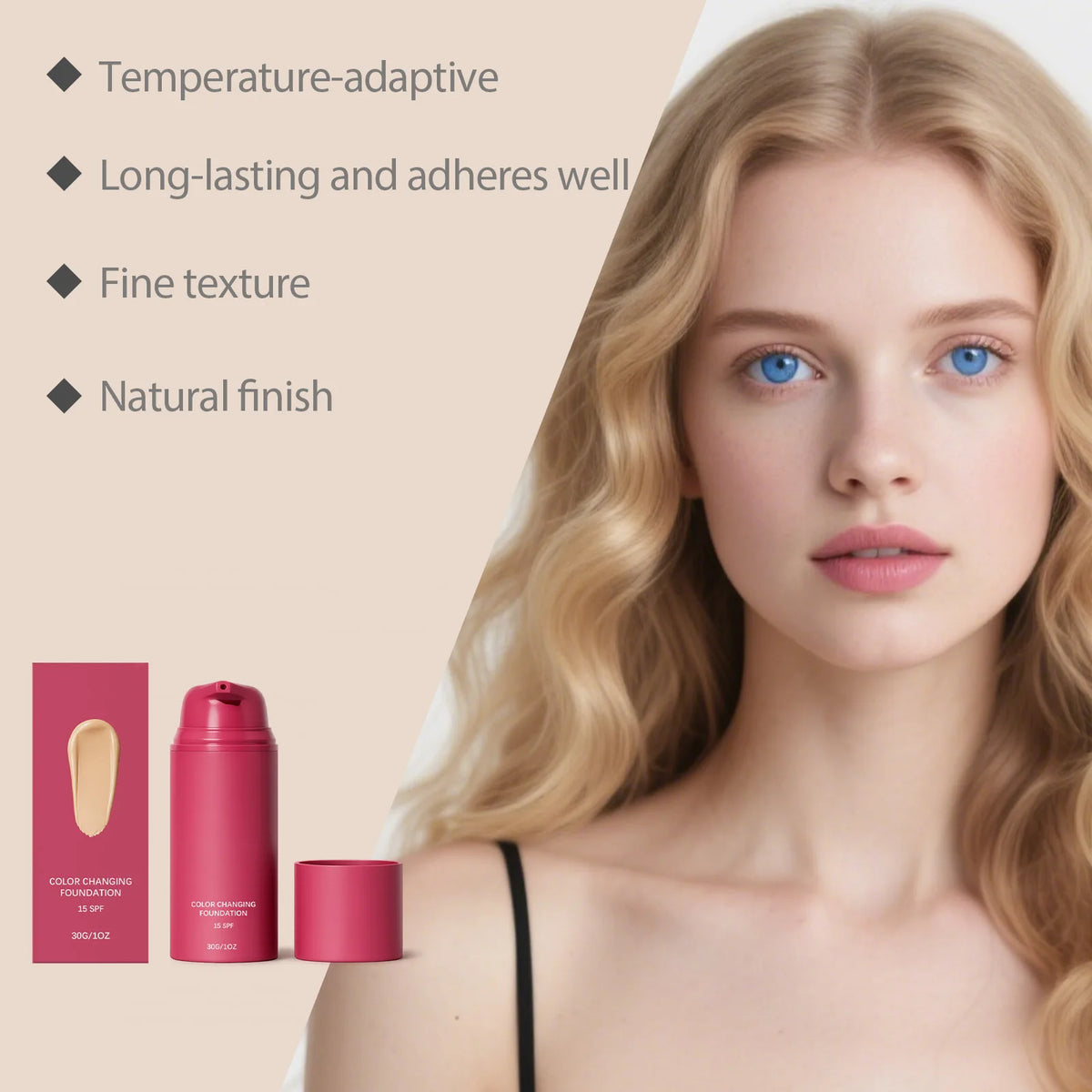 Adaptive Color Changing Liquid Foundation