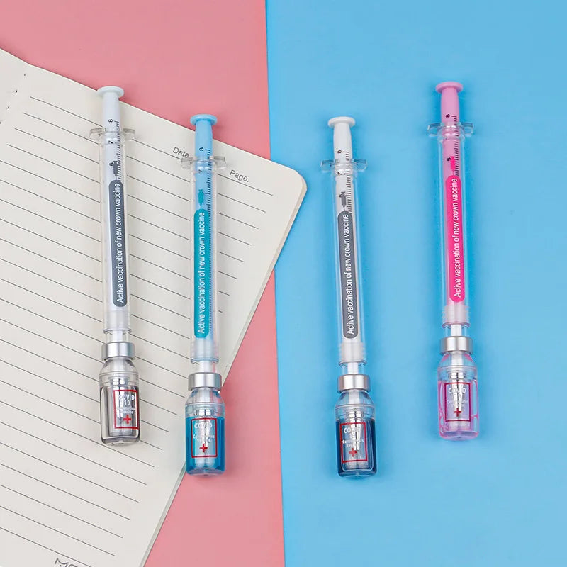 Syringe Shape Gel Pens – Fun Design with Smooth Writing