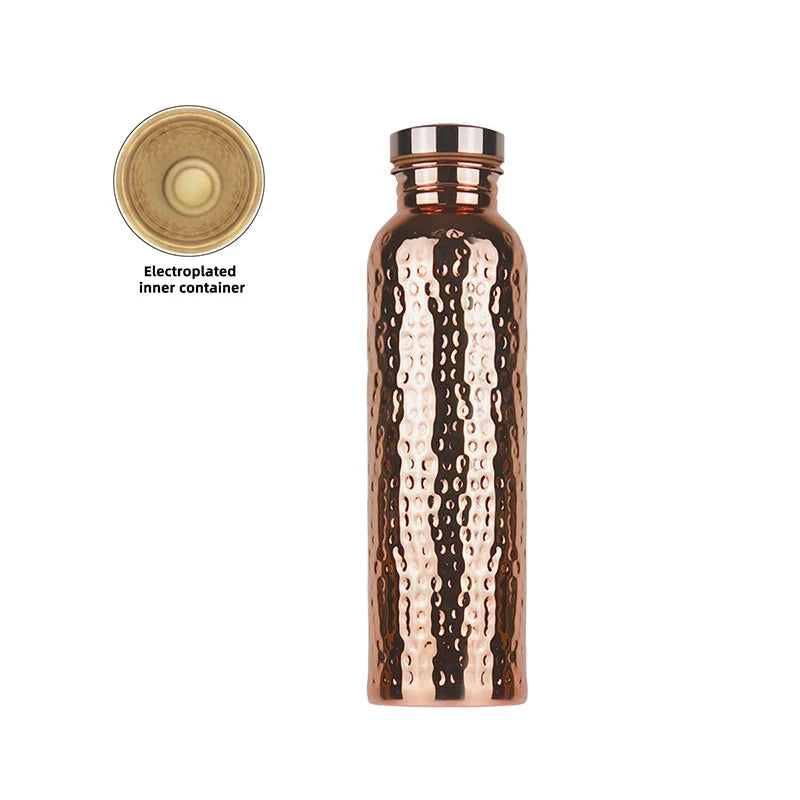 Electroplated Copper Water Bottle