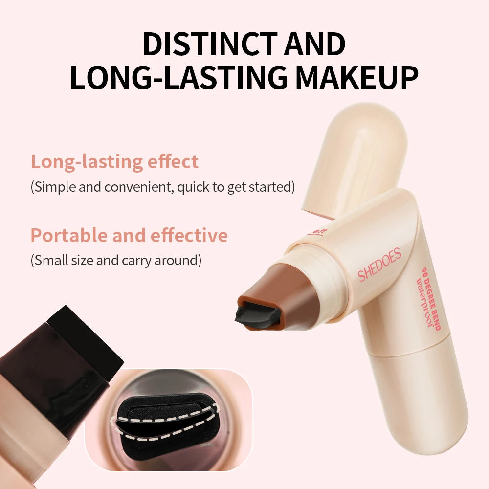 Rotating Dual-Head Eyeliner Stamp Pen