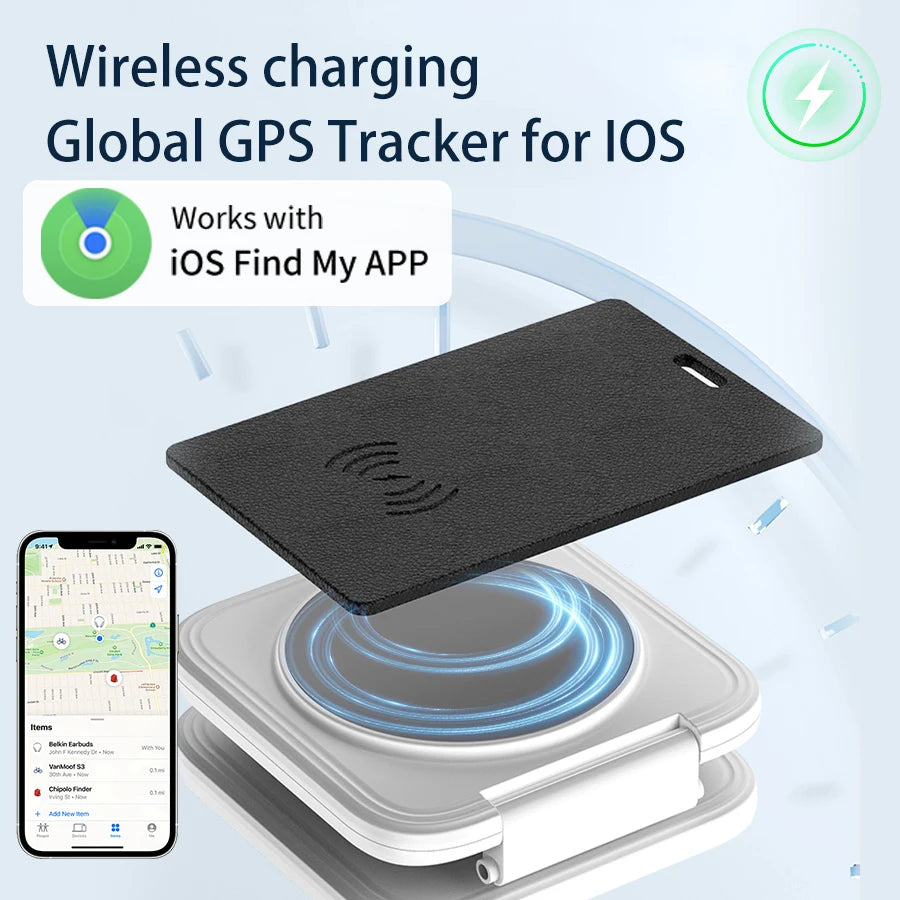 Rechargeable GPS Tracking Card