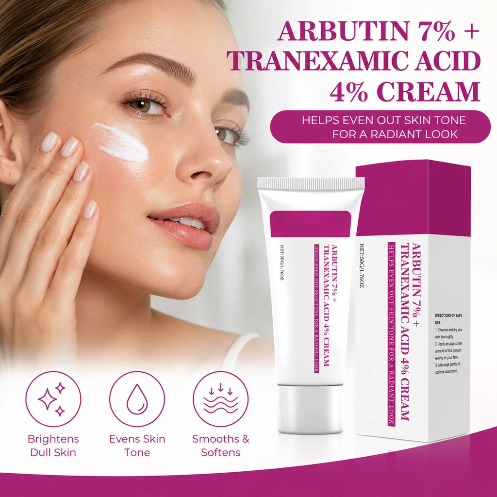 Arbutin 7% + Tranexamic Acid 4% Cream
