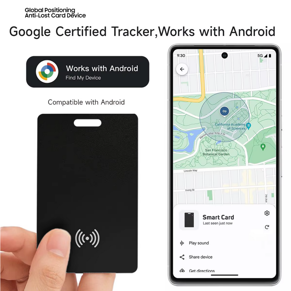 Rechargeable GPS Tracking Card