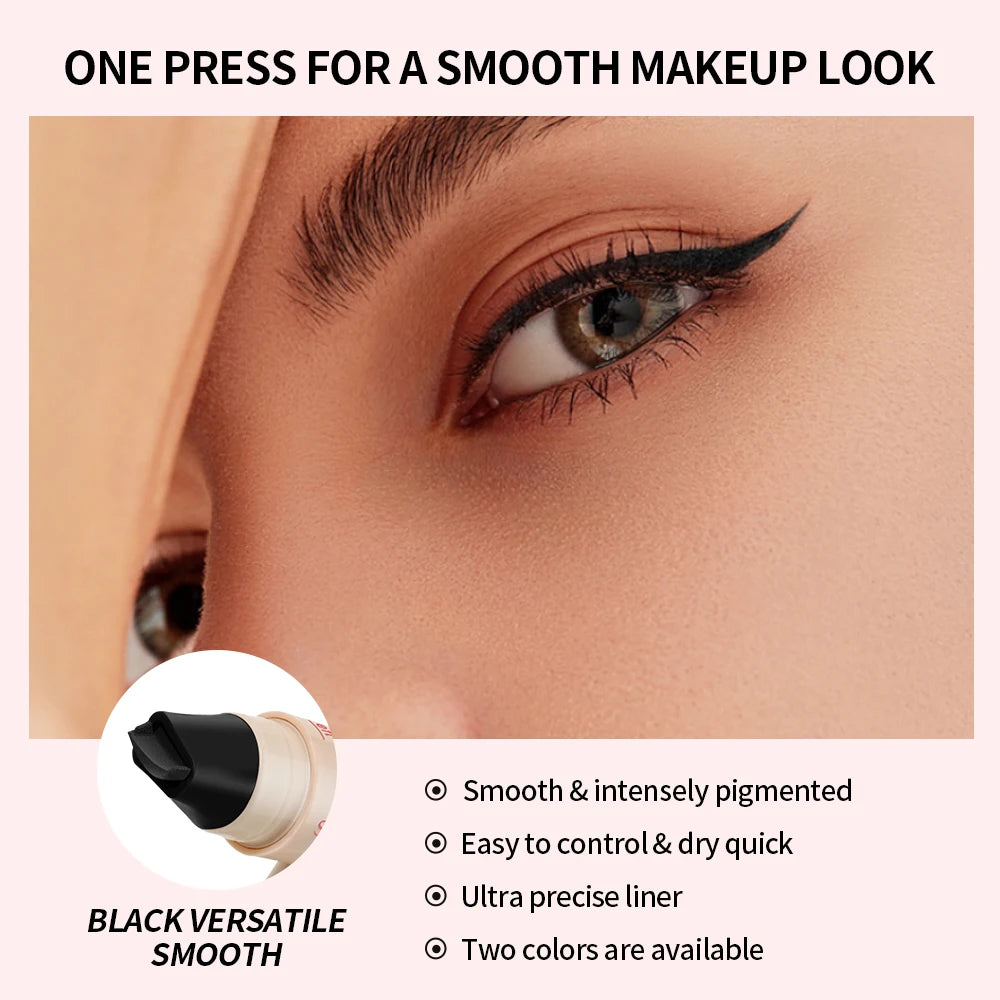 Rotating Dual-Head Eyeliner Stamp Pen