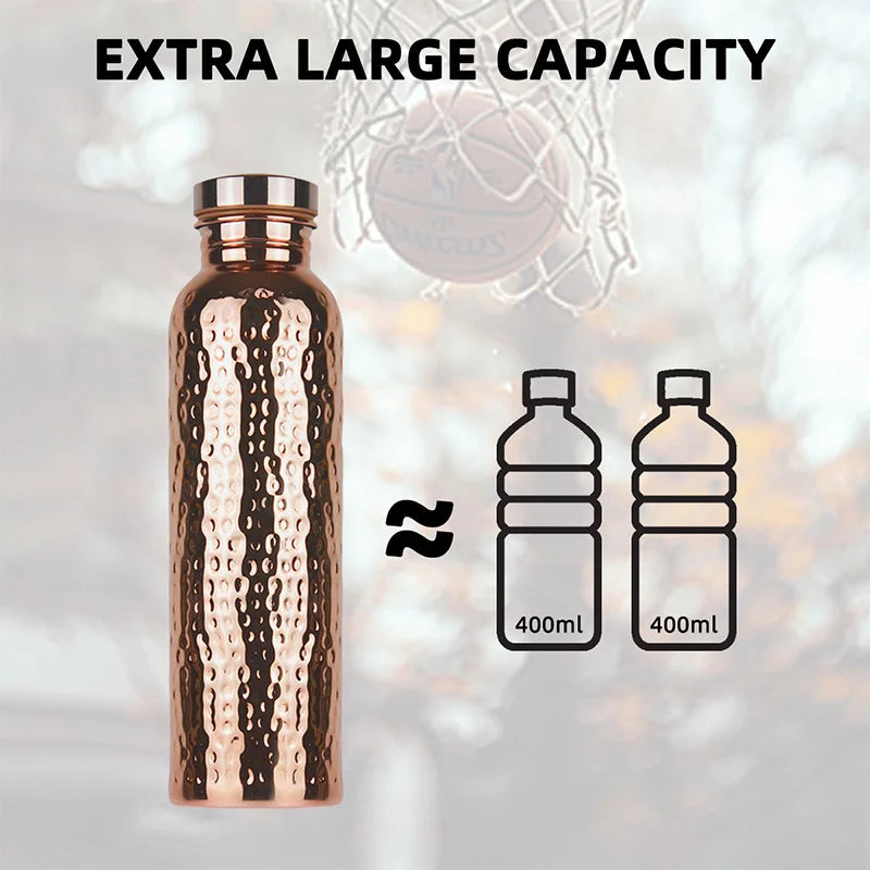 Electroplated Copper Water Bottle