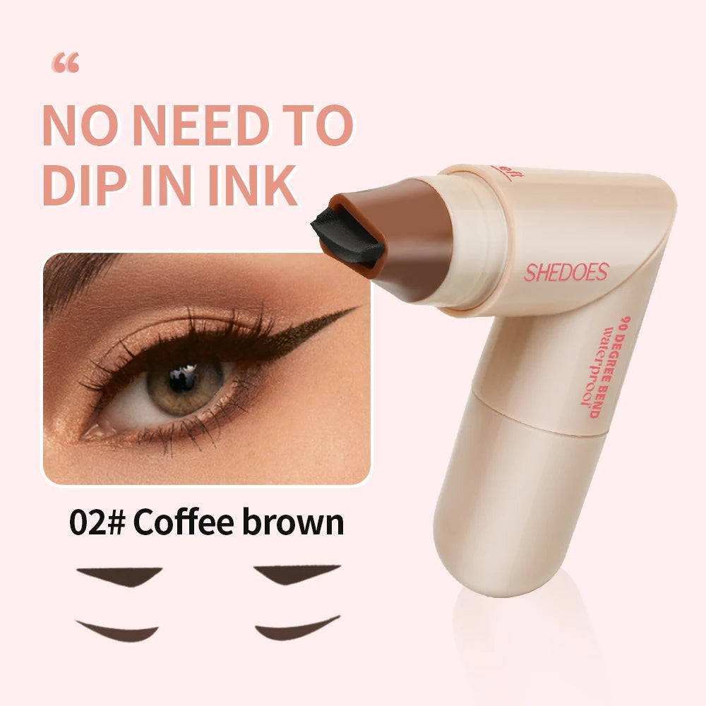 Rotating Dual-Head Eyeliner Stamp Pen