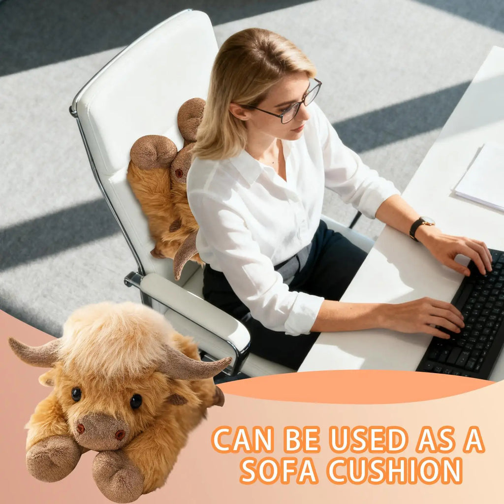 Weighted Cow Plush